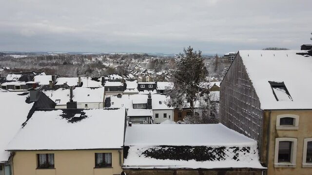 Belgique Wallonie Lorraine Arlon neige hiver paysage Ardenne
