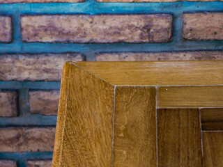 Naklejka na ściany i meble wooden table