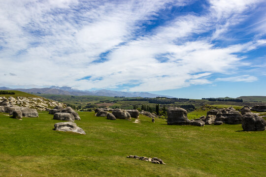 Elephant Rocks On North Otago, New Zealand