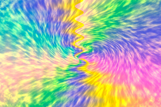 Tie Dye.Spiral Pattern.Bohemian Spiral.Tie Dye Striped Pattern. Fun Abstract Pattern Rainbow Artistic Circle. Magic Fantasy. Artistic Fabric.	
