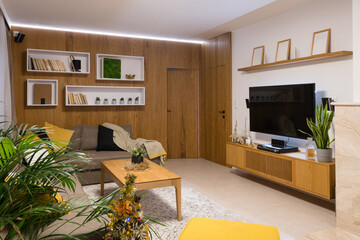 Living-room interior of modern house