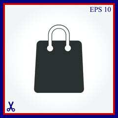 Shopping bag icon