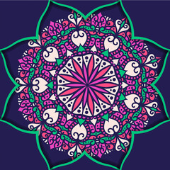 Mandala, Vector Mandala, floral mandala, flower mandala, oriental mandala, coloring mandala. Oriental pattern, vector illustration. Islam, Arabic, Indian, turkish, pakistan, chinese, ottoman motifs