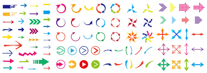 矢印ベクターアイコンセット