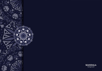 Mandala background. Vintage decorative elements. Hand drawn background. Islam, Arabic, Indian, ottoman motifs.