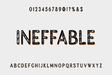 typeface vector design, alphabet font, blue and red  style