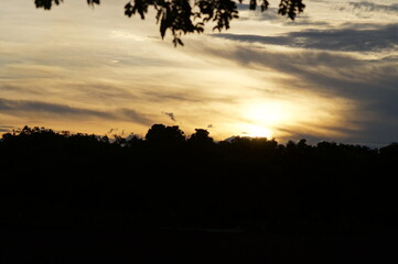 un atardecer en la nada