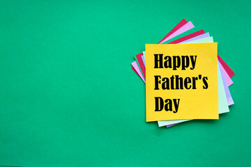 Happy Father’s Day. Relationships, love, children and parents concept.
