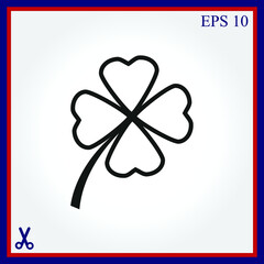 Clover vector icon