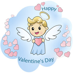 Just happy Valentine Angel