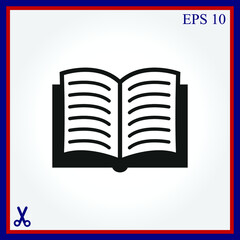Book vector icon