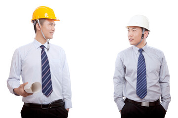 Oriental engineer portrait