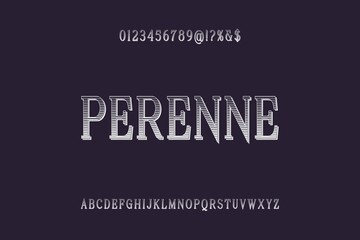 typeface vector design, alphabet font, blue and red  style