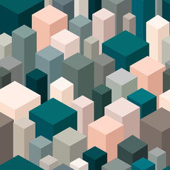 Naklejka premium Abstract background with cubes.