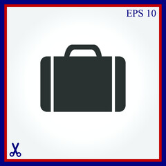 Baggage vector icon