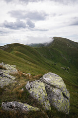 Big stone in the mountains