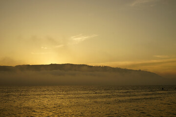 Sonnenuntergang am Bodensee in Sipplingen