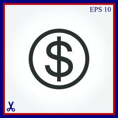 Vector Dollar Sign Icon