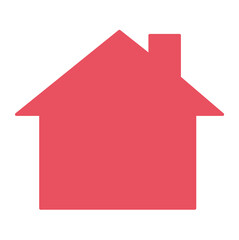 Stay home  icon, house symbol, quarantine covid virus vector illustration isolated on white background