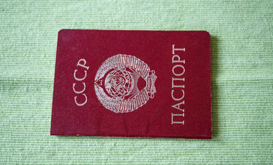 passport from former Soviet Union