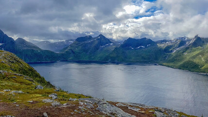 Fototapeta na wymiar Insel Senja in Norwegen