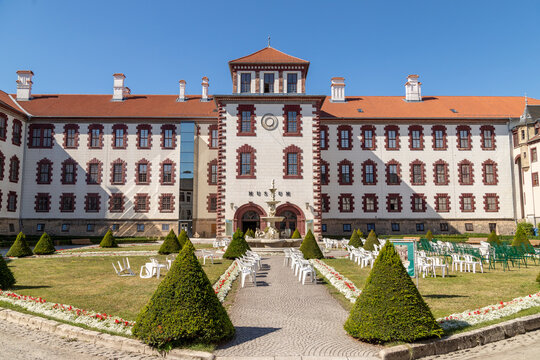 Baroque Elisabethenburg Castle in the Thuringian town of Meiningen