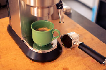 Home espresso coffee machine - Cup of coffee