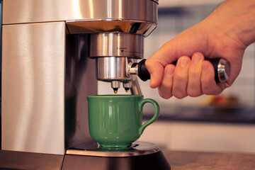 Home espresso coffee machine - Cup of coffee