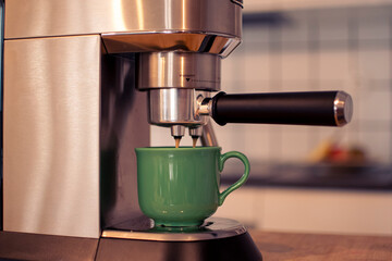 Home espresso coffee machine - Cup of coffee