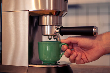 Home espresso coffee machine - Cup of coffee