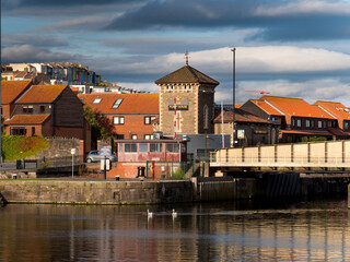 Obraz premium Europe, UK, England, bristol floating harbour