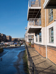 UK, England, London, Brentford lock, Grand Union Canal