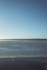 beach in the morning