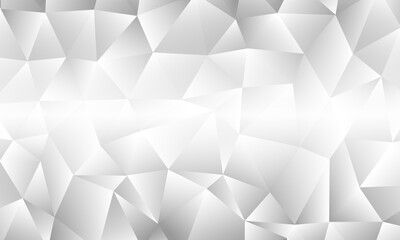 Obraz premium Abstract white polygonal background.