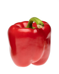 Paprika. Pepper red. Bell pepper isolated. Sweet red peppers. With clipping path. Selective focus.