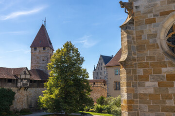 Obraz premium Part of historic castle complex Veste Coburg