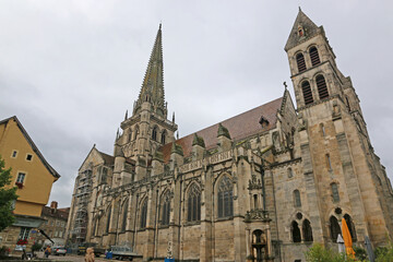 Fototapeta na wymiar Cathedral of Saint Lazarus of Autun