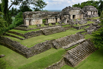 Paisajes y localizaciones de las ruinas mayas de Palenque, en el estado de Chiapas, en el sureste...