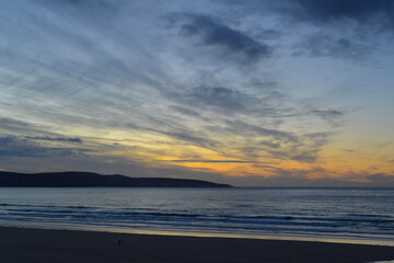 Living the dream Sunset Sea Surf St Ives Gwithian Cornwall