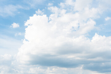 Blue sky background with clouds