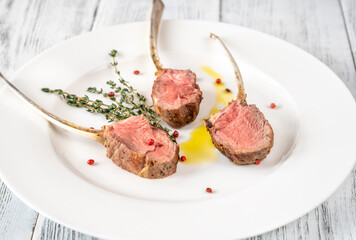 Rack of lamb with thyme