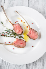 Rack of lamb with thyme