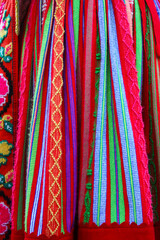 Detail of traditional Portuguese costume, Ponte de Lima, Portugal