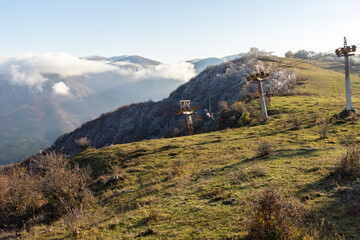 Autumn Landscape of Balkan Mountains and Vratsata pass, Bulgaria