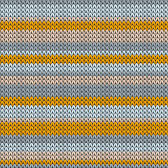 Vintage horizontal stripes knitted texture