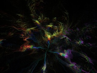 Imaginatory fractal background Image