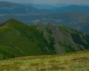 mountain landscape in summer