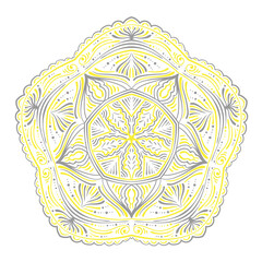 Abstract decorative mandala pattern