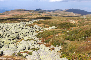 Landscape near Cherni Vrah peak at Vitosha Mountain, Bulgaria