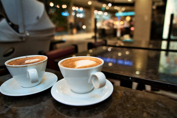 おしゃれなカフェとコーヒーの風景